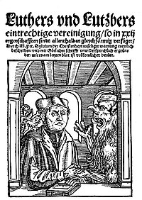 Abb. 2.2. Luther im Bunde mit dem Teufel