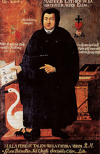 Abb. 5.2. Luther mit dem Schwan