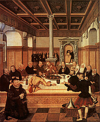 Abb. 3.3. Epitaph für Fürst Joachim von Anhalt († 1561) [früher: „Dessauer Abendmahl“]